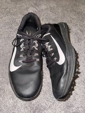 Nike Lunar Command 2 Golf Shoes Men's Size 9.5 Black White